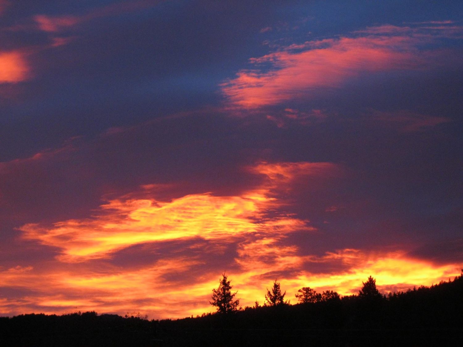 sunrise sunset colorado orange